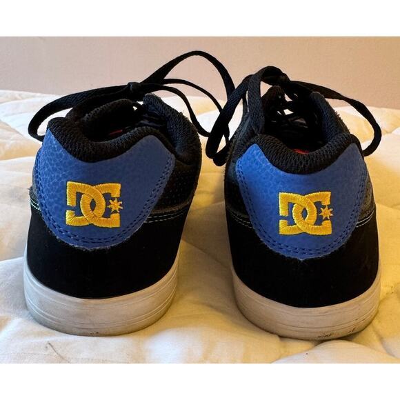 DC Youth's Pure Colorful Suede Sneakers Lace Up Skater Shoes Big Kids Size 5 - Picture 5 of 7